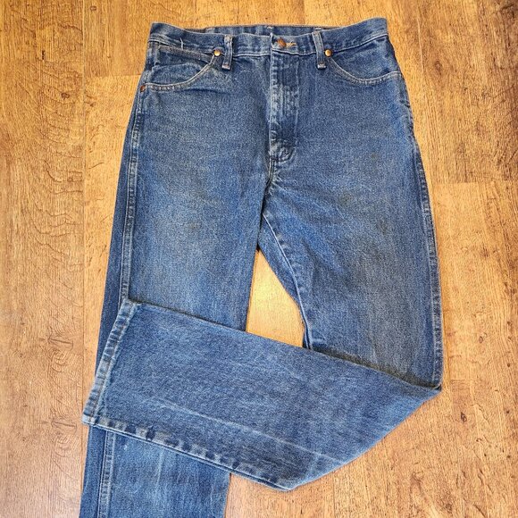 WRANGLER Straight Leg 100% Cotton Jeans - 32 x 36 - Picture 3 of 6